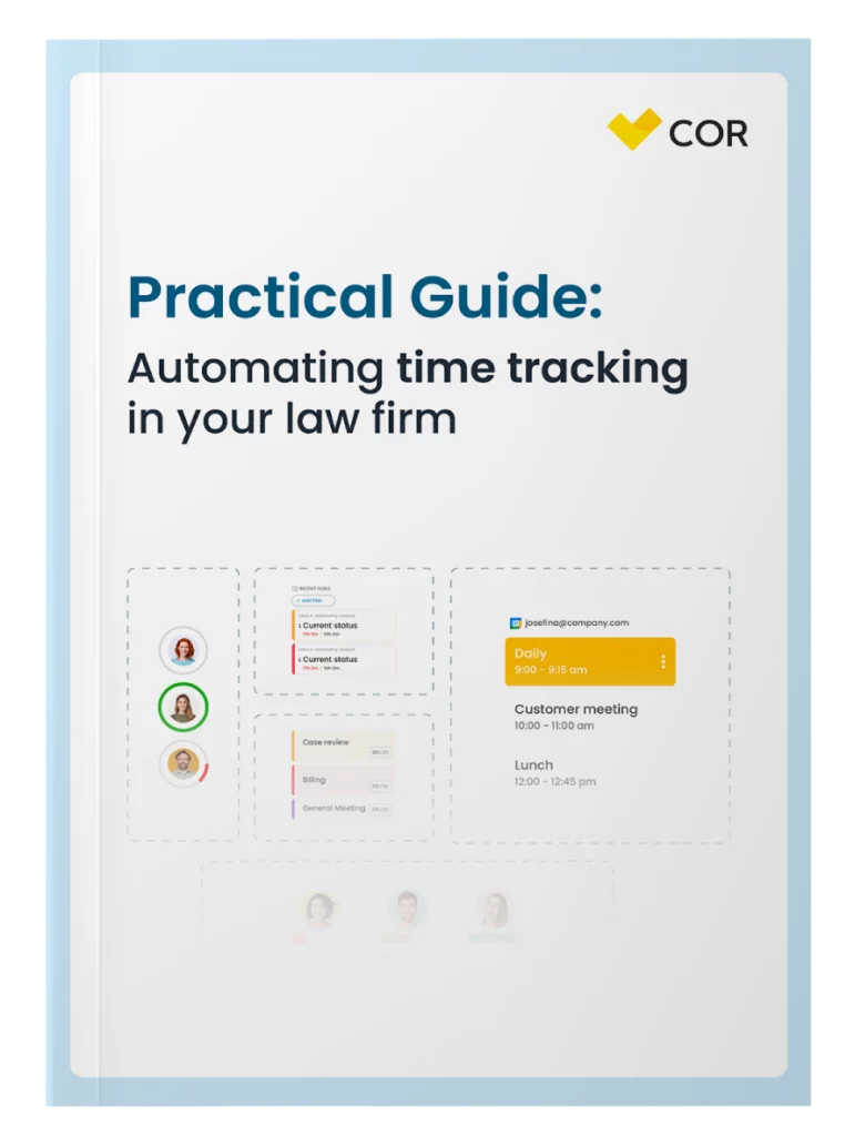 Guide to automating time tracking in your law firm